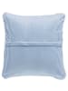 Erwin Müller Mako-Satin Kuschelkissenbezug in blau-weiß