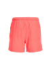 Jack & Jones Badeshorts 2er Pack in Orange/Schwarz