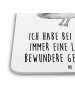 Mr. & Mrs. Panda Glasuntersetzer Axolotl Schwimmen mit Spruch in Weiß