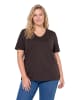 Ulla Popken Shirt in mahagoni