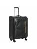 Mandarina Duck ECO - 4-Rollen-Trolley M 67 cm erw. (black) in schwarz