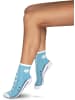 normani 4 Paar Socken im Schuh-Design in Hellblau