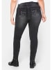 sheego Jeans in black Denim