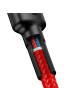 Baseus Kabel mit Nylon geflochtenes Ladekabel USB-C/USB-C in Rot