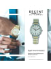Regent Armbanduhr-Analog silber, gold mittel (ca. 39mm) Regent Metallarmband