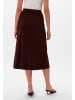 Les Lunes Midirock LUMII Skirt Jersey Midi in Bitter Chocolate