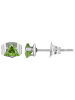 Adeliás Damen Ohrringe – Ohrstecker aus Edelstahl mit Zirkonia in silber