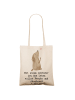 Mr. & Mrs. Panda Tragetasche Labradorleben mit Spruch in Creme