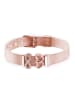 Steel_Art Armband Milanaise rosegold in weiß