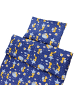 TupTam Kinder Bettdecken Set Gemustert in dunkelblau