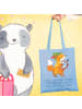 Mr. & Mrs. Panda Tote Bag Schütze Astrologie mit Spruch in Sky Blue