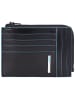 Piquadro Blue Square Kreditkartenetui RFID Leder 12 cm in black