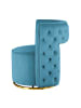 Kayoom Sessel Drehsessel Beverly 125 in petrol - gold