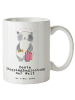 Mr. & Mrs. Panda Große Tasse Pinguin Luftballon mit Spruch in Weiß
