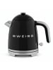 SWEISS Vintage Wasserkocher 1L schwarz KTS9