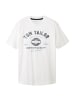 Tom Tailor T-Shirt 1er Pack in Weiß