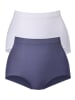 PETITE FLEUR Shapingslip in marine+weiß