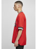 FUBU Mesh Tees in red/black