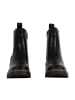 Divine Factory Alénoa-Lederstoffstiefel Schwarz