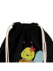 Mr. & Mrs. Panda gym tasche Biene Happy mit Spruch in Schwarz