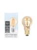 Licht-Erlebnisse E27 LED-Leuchtmittel in Warmweiß EEK F A bis G Ø 6 cm in Braun