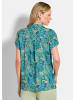 GOLDNER Blusenshirt Hemdbluse mit floralem Design in salbei / gemustert