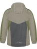 Normani Outdoor Sports Kinder Regenjacke mit Fleecefutter Wasilla in Beige