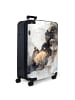 NoBoringSuitCases Suitcase, Koffer, Reisekoffer Abstrakt gold weiß