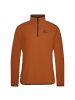 Westfjord Fleece-Pullover "Hekla" in Braun/Marineblau
