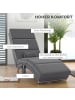 HOMCOM Relaxliege mit Massagefunktion-56L x 168B x 84Hcm-Dunkelgrau