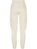 Urban Classics Urban Classics Damen Ladies High Waist Cargo Sweat Pants in whitesand