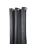 Tom Tailor Blickdichter Ösenvorhang CASUAL CORD in Anthrazit