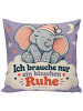 Mr. & Mrs. Panda Kissen 40x40 Elefant gemütlich Design mit Spruch in Weiß
