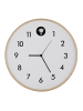 Globo lighting Wanduhr "CLOCKY" in brown