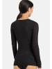 Hanro Unterhemd / Shirt Langarm Ultralight in Schwarz
