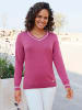 WITT WEIDEN V-Pullover in erika