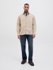 Jack & Jones Overshirt in White Pepper