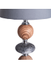 näve Tischleuchte "ARAGA" in grau - (L)20 cm x (B)20 cm x (H)36 cm