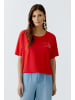 Oui T-Shirt in lipstick red