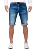 Cipo & Baxx Herren Regular Fit Kurze Hose Stonewashed in Blue