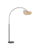 Beliani Stehleuchte HERRON in Naturfarben - (W) 130 x (H) 189 x (L) 35 cm
