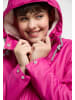 myMo Damen Regenjacke Mit Webpelzfutter in Fuchsiapink