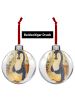 Mr. & Mrs. Panda Weihnachtskugel Kunststoff Pinguin Diät Design ... in Weiß