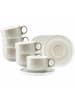 Seltmann Weiden 6er Set Milchkaffeetassen mit Untertassen Sento Home in 350 ml in Aura cream