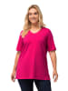 Ulla Popken Shirt in fuchsia pink