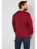 Boston Park Sweatshirt in dunkel rot