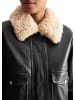 Marc O'Polo DENIM Lederjacke im Aviator-Stil regular in Schwarz
