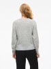 Vila Strickpullover in Light Grey Melange