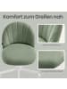 SONGMICS Bürostuhl Laela in Grün - (B)60 x (H)83.5 x (T)60 cm