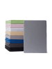 Lumaland Spannbettlaken 180x200cm grau 100% Baumwolle grau